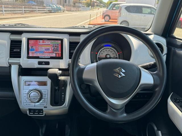 ハスラー Ｇ　４ＷＤ　記録簿付　ナビ　ＴＶ　ＣＤ・ＤＶＤ　Ｂｌｕｅｔｏｏｔｈ　バックモニター　ベンチシート　シートヒーター　電動格納ミラー　衝突被害軽減システム　アイドリングストップ　スマートキー　プッシュスタート（12枚目）