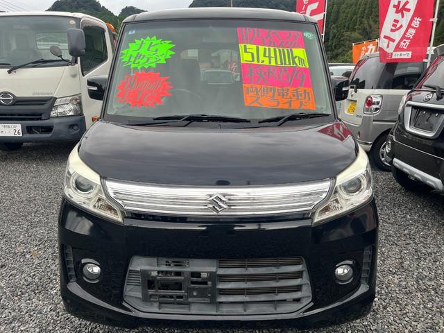 スペーシアカスタム TS タイヤ4本新品 両側電動スライド ナビ 地デジ Bluetooth ETC 禁煙車 修復歴 無し 鑑定証有り(3枚目)