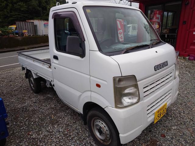 キャリイトラック KCエアコン・パワステ 4WD 軽トラック MT エアコン パワーステアリング 鳥居 アオリ新車外し交換(10枚目)