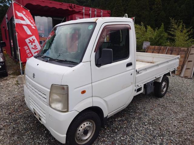 キャリイトラック KCエアコン・パワステ 4WD AT エアコン パワーステアリング 鳥居 アオリ新車外し!(9枚目)