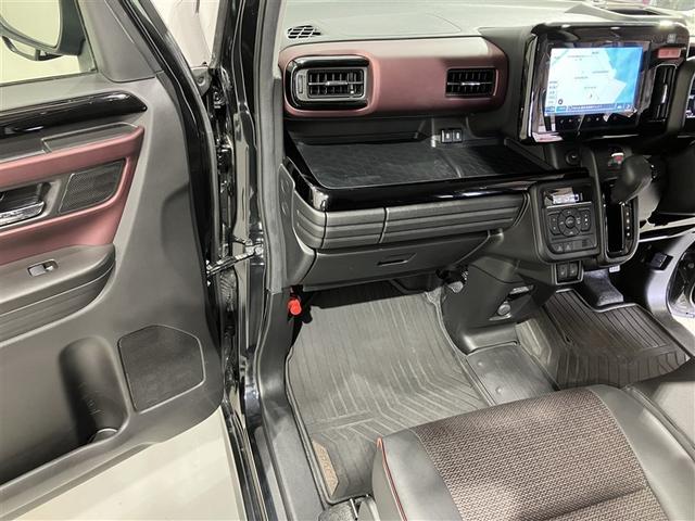 スペーシアカスタム ハイブリッドＸＳターボ　半革　ＥＳＣ　クルーズＣ　ナビＴＶ　地デジＴＶ　パワーウィンドゥ　ＬＥＤヘッドライ　スマートキ　サイドエアバッグ　リモコンキー　盗難警報装置　フルオートエアコン　ＰＳ　エアバック　ＡＢＳ　メモリーナビ（4枚目）