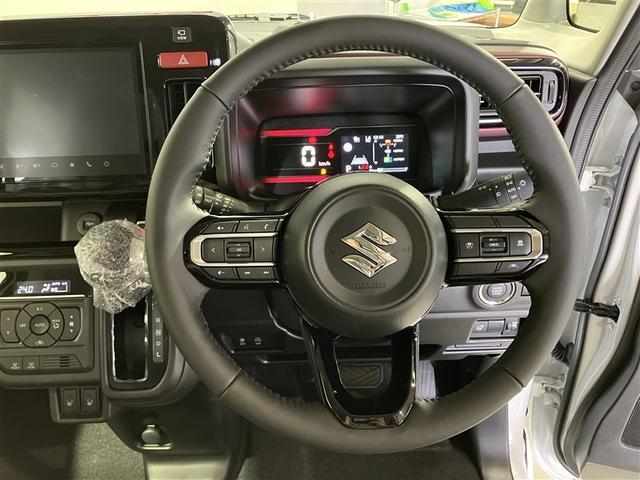 スペーシアカスタム ハイブリッドＸＳ　サイドカーテンエアバック　取説記録　盗難警報装置　運転席エアバッグ　両側電動パワースライドドア　半革シート　ＤＶＤ　地デジ　ＬＥＤヘッドライト　アイドリングＳ　スマートキー　横滑り防止装置　ＡＢＳ（7枚目）