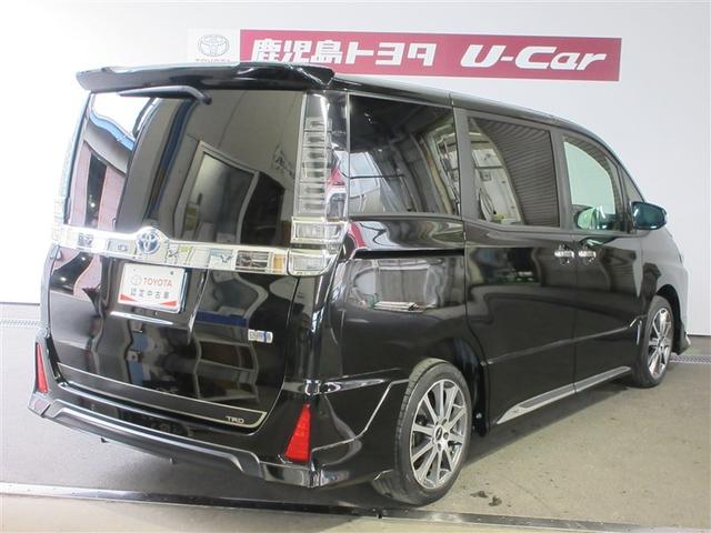 ヴォクシー ハイブリッドZS 煌III ドライブレコーダ 地デジTV リヤカメラ スマートキー DVD再生可 クルコン VSC キーレス アルミホイール ナビ&TV LEDヘッドランプ ETC 3列シート 記録簿 ハーフレザーシート ABS(2枚目)