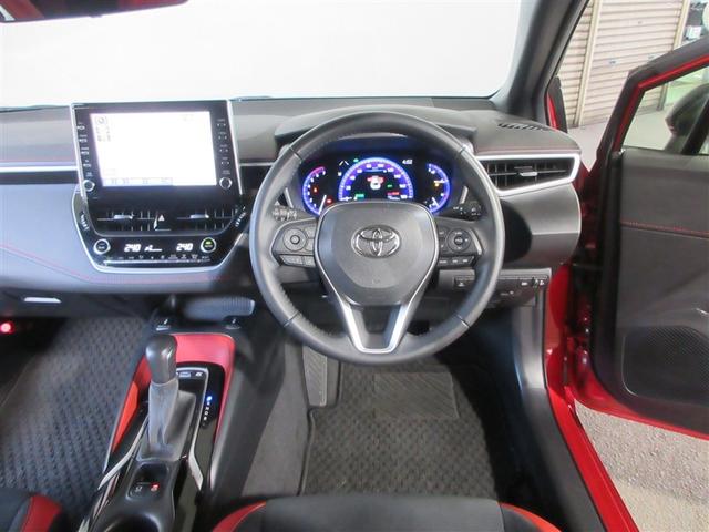 カローラスポーツ ハイブリッドＧ　Ｚ　衝突被害軽減Ｓ　Ｂモニ　地デジＴＶ　盗難防止装置　ＬＥＤライト　ナビ＆ＴＶ　オートクルーズコントロール　半革シート　メモリ－ナビ　アルミホイール　スマートキ－　ＡＢＳ　パワーウィンドウ　オ－トエアコン（3枚目）