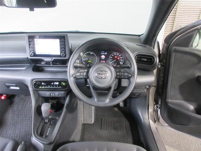 ヤリス ハイブリッドX ナビ&TV カーテンエアバッグ イモビライザー スマートキー&プッシュスタート バックモニター ワイヤレスキー ドラレコ ABS 定期点検記録簿 オートクルーズ フルセグ Wエアバック オートエアコン(3枚目)