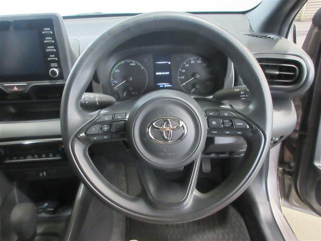 ヤリス ハイブリッドX ナビ&TV カーテンエアバッグ イモビライザー スマートキー&プッシュスタート バックモニター ワイヤレスキー ドラレコ ABS 定期点検記録簿 オートクルーズ フルセグ Wエアバック オートエアコン(9枚目)