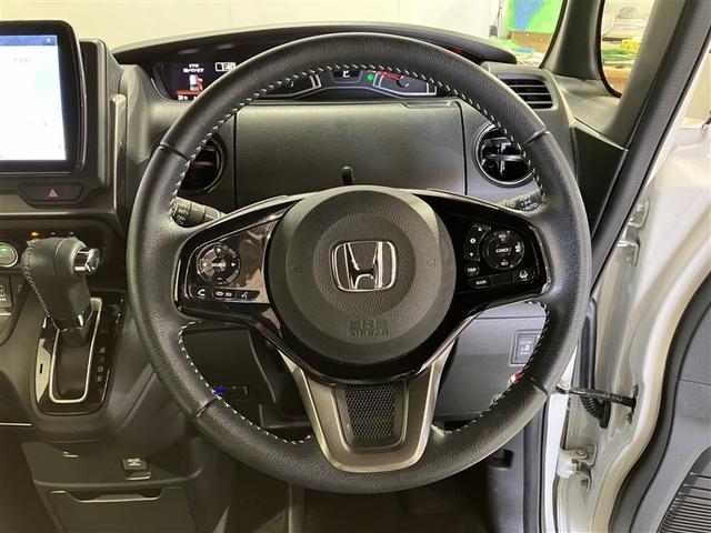 N-BOXカスタム Lターボ スタイル+ブラック スマ-トキ- エアバック ハーフレザーS 横滑り防止機能 ナビ&TV サイドカーテンエアバック Dレコ クルーズコントロール アルミホイール 助手席エアバッグ 地デジ セキュリティアラーム AAC(10枚目)