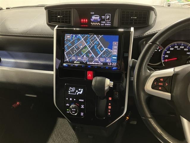 ルーミー カスタムG-T 助手席エアバック 両側オートスライドドア スマートキープッシュスタート LEDライト 横滑り防止機能 クルコン 点検記録簿 ETC付 アルミホイール キーレス DVD ナビ&TV セキュリティ エアロ(12枚目)