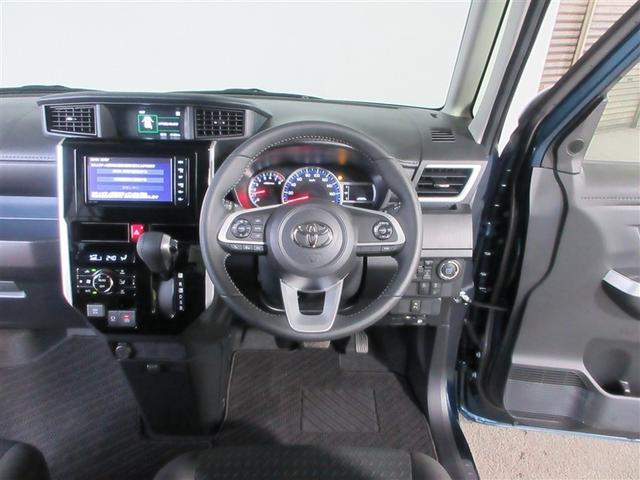 ルーミー カスタムG バックモニタ 横滑り防止システム 運転席助手席エアバック 障害物ソナー 左右電動スライドドア スマ-トキ- A-STOP エアバック サイドエアバッグ エアコン LEDライト キーフリー イモビ PS(3枚目)