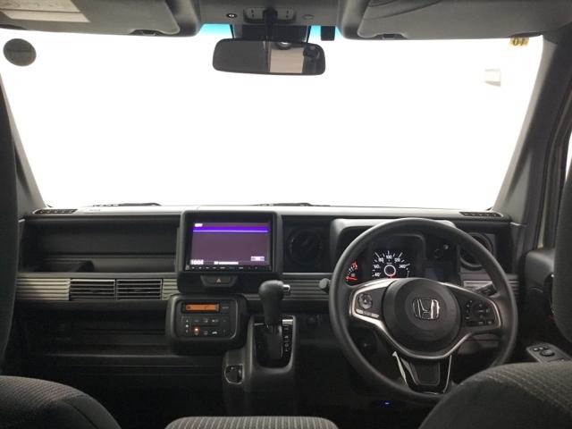 Ｎ－ＶＡＮ＋スタイル ファン・ターボホンダセンシング　メモリーナビ　リアカメラ　ＥＴＣ　イモビライザー　助手席エアバック　Ｓキー　ナビ＆ＴＶ　両面スライドドア　地デジ　ＡＡＣ　ターボ　キーフリーシステム　ＰＳ　クルコン　横滑り防止　パワーウインド　ＡＢＳ（2枚目）