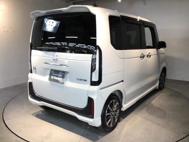 Ｎ－ＢＯＸカスタム ベースグレード　試乗車　メモリーナビ　ドラレコ　ＥＴＣ　ＵＳＢ接続　ＣＭＢＳ　Ｄレコ　ベンチシート　オートエアコン　スマートキ　ＬＥＤ　盗難防止装置　クルコン　バックカメラ　フルセグＴＶ　パワーステアリング　ＥＳＣ（8枚目）