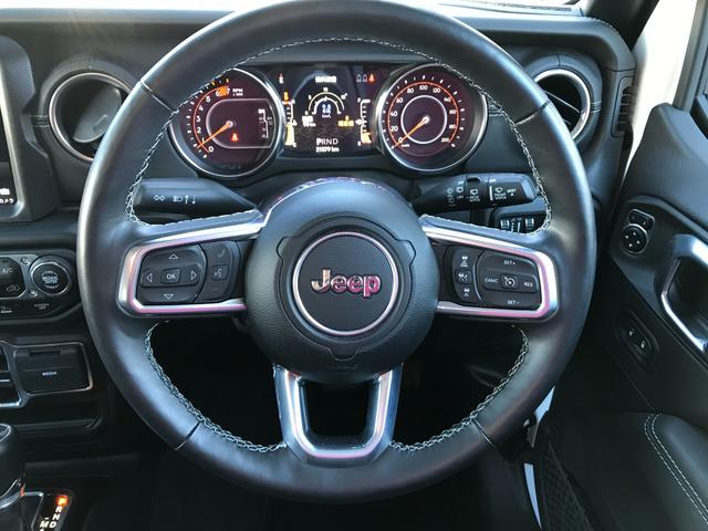 ジープ・ラングラーアンリミテッド サハラ 純正ナビ フルセグTV Bカメラ サブウーハー付きアルパイン製プレミアムスピーカー 黒革 シートヒーター&ステアリングヒーター アダプティブクルーズコントロール BSM 前後コーナーセンサー(13枚目)