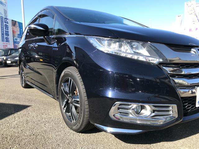 オデッセイハイブリッド ハイブリッドアブソルート・ホンダセンシングEXパック 純正8インチナビ フルセグTV バックカメラ ETC 後席フリップダウンモニター ホンダセンシング 純正17インチアルミ 両側電動スライドドア レーダークルーズコントロール 衝突軽減 レーンアシスト(5枚目)