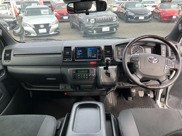 ハイエースバン スーパーGL ダークプライムII ETC バックカメラ ナビ TV レーンアシスト 衝突被害軽減システム 両側スライドドア オートマチックハイビーム オートライト スマートキー 電動格納ミラー AT USB(2枚目)