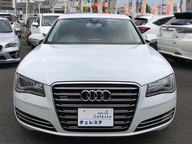 A8 3.0TFSIクワトロ 純正ナビ TV BOSEサウンド Bluetooth 黒革パワーシート シートヒーター クリアランスソナー クルーズコントロール パワートランク サンシェード 20インチアルミ(2枚目)