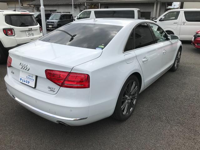 A8 3.0TFSIクワトロ 純正ナビ TV BOSEサウンド Bluetooth 黒革パワーシート シートヒーター クリアランスソナー クルーズコントロール パワートランク サンシェード 20インチアルミ(8枚目)