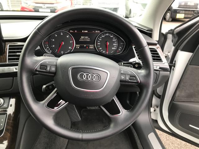 A8 3.0TFSIクワトロ 純正ナビ TV BOSEサウンド Bluetooth 黒革パワーシート シートヒーター クリアランスソナー クルーズコントロール パワートランク サンシェード 20インチアルミ(13枚目)