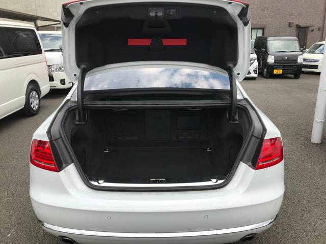 A8 3.0TFSIクワトロ 純正ナビ TV BOSEサウンド Bluetooth 黒革パワーシート シートヒーター クリアランスソナー クルーズコントロール パワートランク サンシェード 20インチアルミ(27枚目)