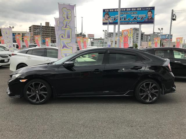 シビック ハッチバック　純正ナビ　フルセグＴＶ　バックカメラ　前後ドライブレコーダー　ＥＴＣ　クルーズコントロール　プッシュスタート　パドルシフト　衝突軽減　シートヒーター　レーンアシスト（4枚目）