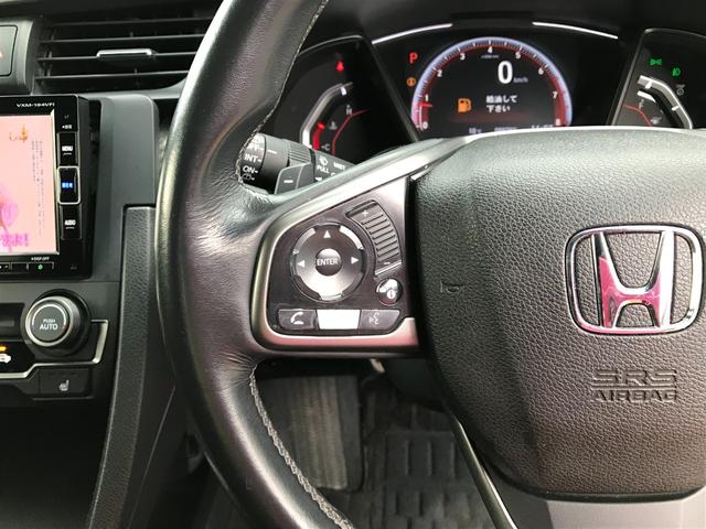 シビック ハッチバック　純正ナビ　フルセグＴＶ　バックカメラ　前後ドライブレコーダー　ＥＴＣ　クルーズコントロール　プッシュスタート　パドルシフト　衝突軽減　シートヒーター　レーンアシスト（12枚目）