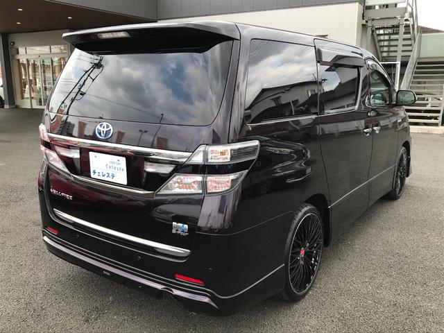 ヴェルファイアハイブリッド ＺＲ　Ｇエディション　メーカーナビ　サンルーフ　ＴＶ　　全周囲カメラ　リアモニター　パワーバックドア　左右パワースライドドア　フロントモデリスタスポイラー　社外２１インチアルミ　メモリー付き黒革パワーシート（8枚目）