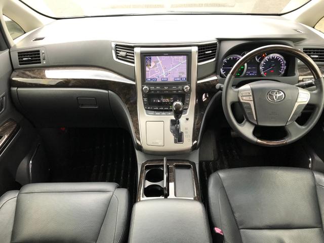 ヴェルファイアハイブリッド ＺＲ　Ｇエディション　メーカーナビ　サンルーフ　ＴＶ　　全周囲カメラ　リアモニター　パワーバックドア　左右パワースライドドア　フロントモデリスタスポイラー　社外２１インチアルミ　メモリー付き黒革パワーシート（12枚目）