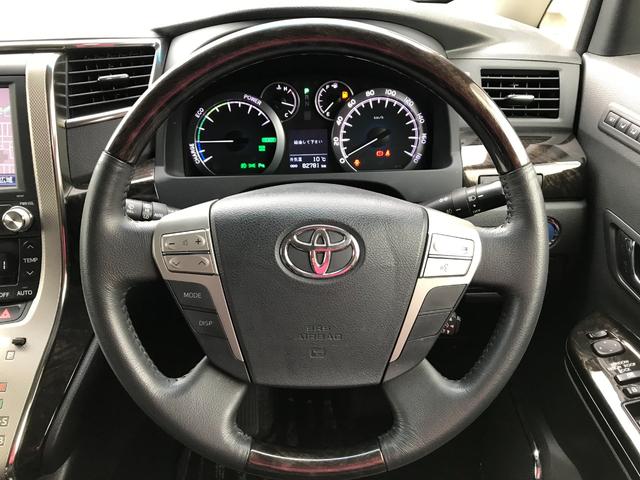 ヴェルファイアハイブリッド ＺＲ　Ｇエディション　メーカーナビ　サンルーフ　ＴＶ　　全周囲カメラ　リアモニター　パワーバックドア　左右パワースライドドア　フロントモデリスタスポイラー　社外２１インチアルミ　メモリー付き黒革パワーシート（13枚目）