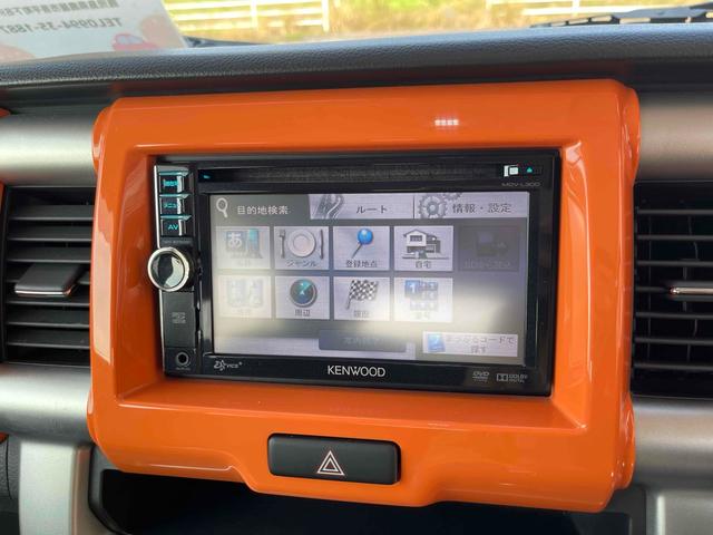 ハスラー Ｇ　ナビ　衝突被害軽減システム　オートライト　スマートキー　アイドリングストップ　電動格納ミラー　シートヒーター　ベンチシート　ＣＶＴ　盗難防止システム　ＡＢＳ　ＥＳＣ　ＣＤ　ＤＶＤ再生（4枚目）