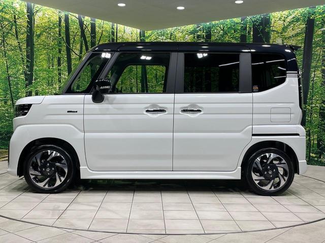 スペーシアカスタム ハイブリッドXS 届出済未使用車 両側電動ドア 衝突被害軽減システム レーダークルーズ ハーフレザーシート スマートキー LEDヘッド オートハイビーム 車線逸脱警報 オートライト オートエアコン シートヒ(25枚目)