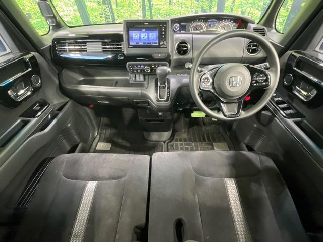 Ｎ－ＢＯＸカスタム Ｌ　電動スライドドア　バックカメラ　衝突軽減装置　アダプティブクルーズ　禁煙車　前席シートヒーター　コーナーセンサー　スマートキー　ＬＥＤヘッド　純正ディスプレイオーディオ　オートハイビーム　車線逸脱警報（2枚目）