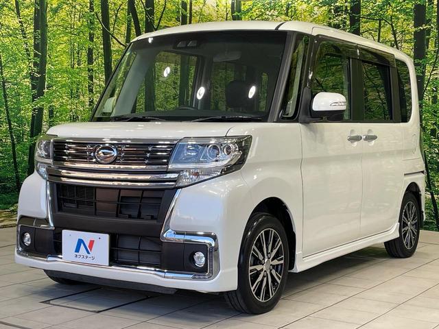 タント カスタムＸ　トップエディションＳＡＩＩＩ　電動スライドドア　ＳＤナビ　バックカメラ　衝突被害軽減システム　ハーフレザーシート　シートヒーター　コーナーセンサー　スマートキー　ＬＥＤヘッド　オートハイビーム　車線逸脱警報　オートライト（24枚目）
