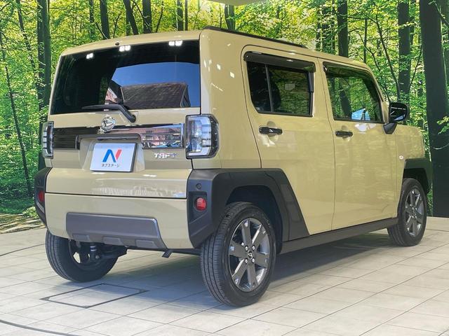 タフト Ｇ　ダーククロムベンチャー　ガラスルーフ　バックカメラ　メーカー９型ディスプレイオーディオ　衝突軽減装置　禁煙車　前席シートヒーター　ドラレコ　コーナーセンサー　スマートキー　ＬＥＤヘッド　ルーフレール　オートハイビーム（17枚目）