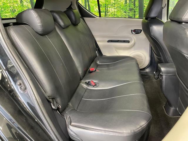 アクア G 純正ナビ バックカメラ 前席シートヒーター スマートキー LEDヘッド ETC オートライト オートエアコン 純正15インチアルミ Bluetooth CD DVD再生 フルセグ 革巻きステアリング(9枚目)