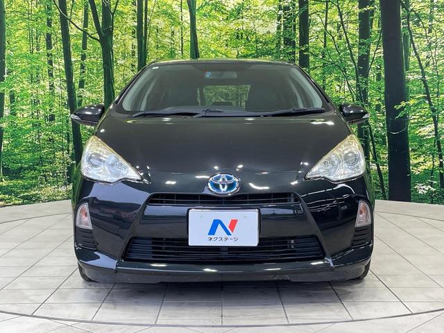 アクア G 純正ナビ バックカメラ 前席シートヒーター スマートキー LEDヘッド ETC オートライト オートエアコン 純正15インチアルミ Bluetooth CD DVD再生 フルセグ 革巻きステアリング(14枚目)