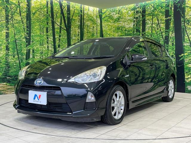 アクア G 純正ナビ バックカメラ 前席シートヒーター スマートキー LEDヘッド ETC オートライト オートエアコン 純正15インチアルミ Bluetooth CD DVD再生 フルセグ 革巻きステアリング(23枚目)