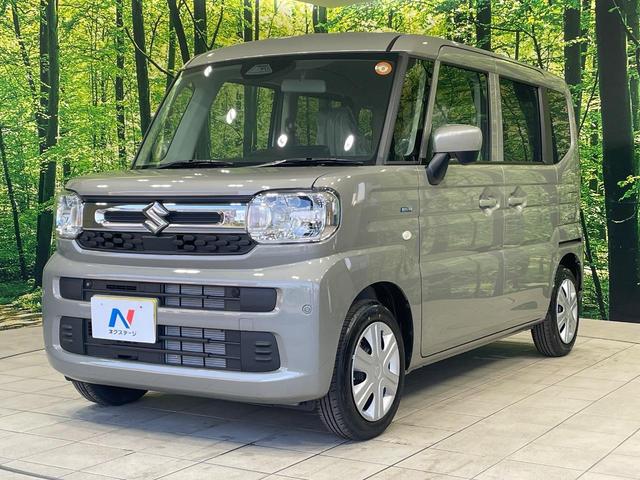 スペーシア ハイブリッドG 届出済未使用車 衝突被害軽減システム スマートキー オートエアコン コーナーセンサー 車線逸脱警報 アイドリングストップ 現行モデル(22枚目)