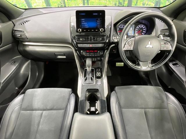 エクリプスクロス ブラックエディション 純正8インチナビ 4WD サンルーフ 全周囲カメラ 衝突被害軽減システム レーダークルーズ 禁煙車 電動リアゲート ハーフレザーシート 全席シートヒーター パワーシート コーナーセンサー(2枚目)