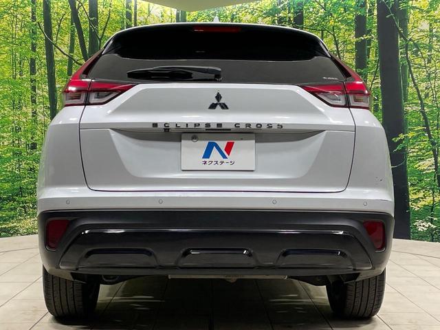 エクリプスクロス ブラックエディション 純正8インチナビ 4WD サンルーフ 全周囲カメラ 衝突被害軽減システム レーダークルーズ 禁煙車 電動リアゲート ハーフレザーシート 全席シートヒーター パワーシート コーナーセンサー(15枚目)