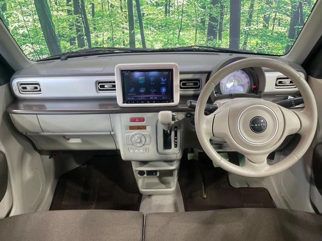 アルトラパン Fリミテッド 禁煙車 純正8型ナビ バックカメラ 衝突軽減装置 シートヒーター スマートキー ETC HIDヘッド 車線逸脱警報 オートライト オートエアコン 14インチAW CD/DVD再生 フルセグ(2枚目)