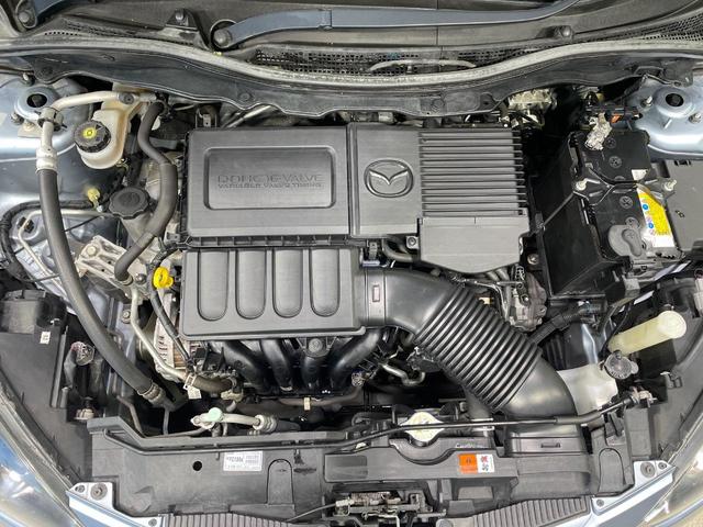 デミオ 13C-V スマートエディションII 純正ナビ バックカメラ 禁煙車 コーナーセンサー スマートキー HIDヘッド オートライト Bluetooth CD DVD再生 フルセグ ステアリングスイッチ フォグライト 電動格納ミラー(18枚目)