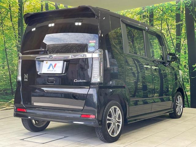 Ｎ－ＢＯＸカスタム Ｇ・Ｌパッケージ　電動スライドドア　純正ナビ　バックカメラ　禁煙車　スマートキー　ＨＩＤヘッド　ＥＴＣ　オートライト　オートエアコン　純正１４インチアルミ　Ｂｌｕｅｔｏｏｔｈ　ＣＤ　ＤＶＤ再生　フルセグ　フォグライト（17枚目）