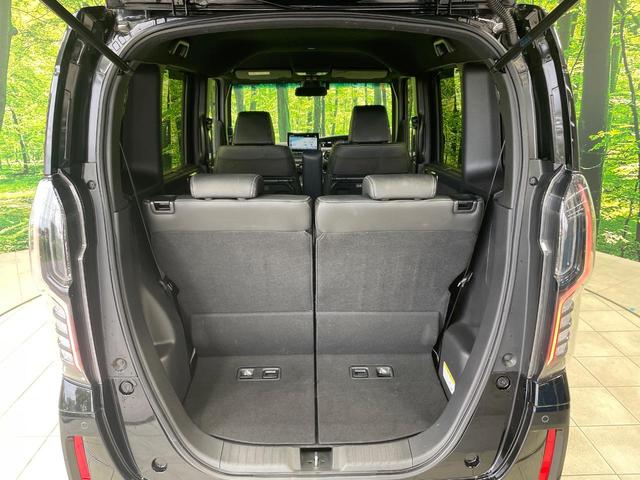 Ｎ－ＢＯＸカスタム Ｌターボ　スタイル＋ブラック　両側電動ドア　純正９インチナビ　バックカメラ　衝突被害軽減システム　レーダークルーズ　禁煙車　コーナーセンサー　スマートキー　ＬＥＤヘッド　ビルトインＥＴＣ　オートハイビーム　車線逸脱警報（32枚目）