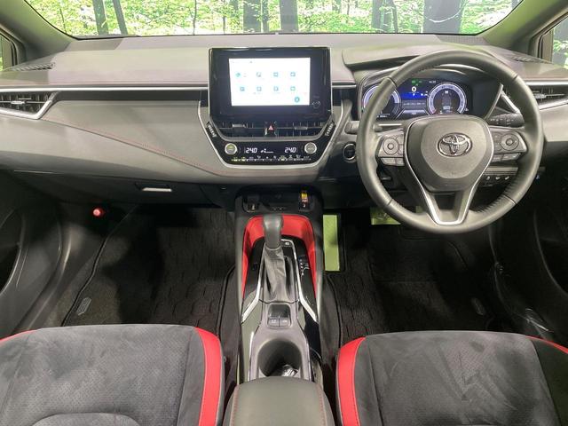 カローラスポーツ ハイブリッドG Z 純正8型ディスプレイ バックカメラ 衝突軽減装置 レーダークルーズ 前席シートヒーター ハーフレザーシート コーナーセンサー スマートキー LEDヘッド ETC オートハイビーム 車線逸脱警報(2枚目)