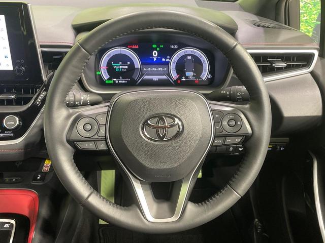 カローラスポーツ ハイブリッドG Z 純正8型ディスプレイ バックカメラ 衝突軽減装置 レーダークルーズ 前席シートヒーター ハーフレザーシート コーナーセンサー スマートキー LEDヘッド ETC オートハイビーム 車線逸脱警報(11枚目)