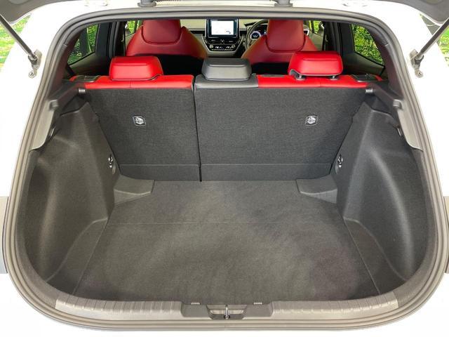 カローラスポーツ ハイブリッドG Z 純正8型ディスプレイ バックカメラ 衝突軽減装置 レーダークルーズ 前席シートヒーター ハーフレザーシート コーナーセンサー スマートキー LEDヘッド ETC オートハイビーム 車線逸脱警報(42枚目)