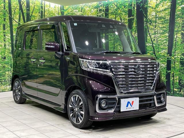 スペーシアカスタム ハイブリッドXS 両側電動ドア 8型ナビ バックカメラ 衝突軽減装置 アダプティブクルーズ 禁煙車 ハーフレザーシート シートヒーター ドラレコ コーナーセンサー スマートキー LEDヘッド ETC オートエアコン(16枚目)