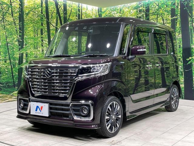 スペーシアカスタム ハイブリッドXS 両側電動ドア 8型ナビ バックカメラ 衝突軽減装置 アダプティブクルーズ 禁煙車 ハーフレザーシート シートヒーター ドラレコ コーナーセンサー スマートキー LEDヘッド ETC オートエアコン(24枚目)