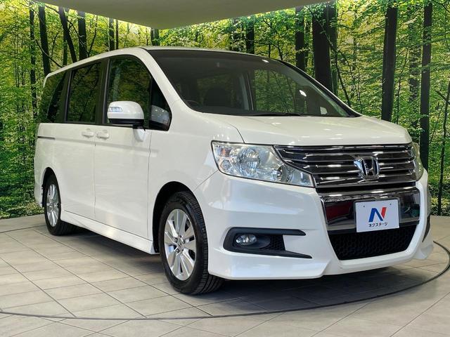 ステップワゴンスパーダ Ｚ　両側電動ドア　後席モニター　純正９インチナビ　禁煙車　スマートキー　ＨＩＤヘッド　ＥＴＣ　純正１６インチＡＷ　オートライト　オートエアコン　ＣＤ　ＤＶＤ再生　フルセグ　パドルシフト　フォグライト（16枚目）