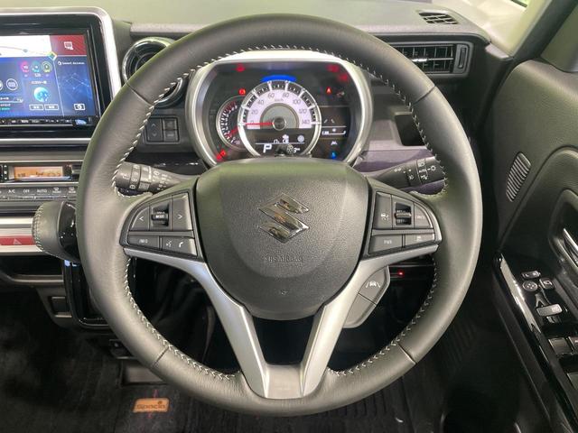 スペーシアカスタム ハイブリッドＸＳ　両側電動ドア　全周囲カメラ　衝突軽減　８型ナビ　レーダークルーズ　禁煙車　ハーフレザーシート　シートヒーター　ドラレコ　コーナーセンサー　スマートキー　ＬＥＤヘッド　ＥＴＣ　純正１５インチアルミ（11枚目）