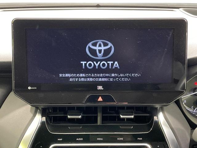 ハリアー Ｚ　純正１２．３型ナビ　バックカメラ　ＪＢＬサウンド　衝突軽減装置　レーダークルーズ　禁煙車　電動リアゲート　ハーフレザーシート　パワーシート　ドラレコ　コーナーセンサー　スマートキー　ＬＥＤヘッド（3枚目）